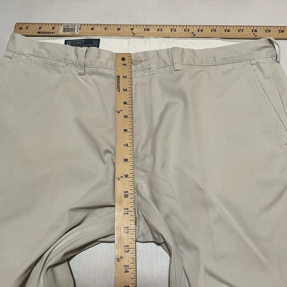 Vintage Polo Ralph Lauren‎ Pants Men Size 38 X 29 Pleated Chino Cotton Casual